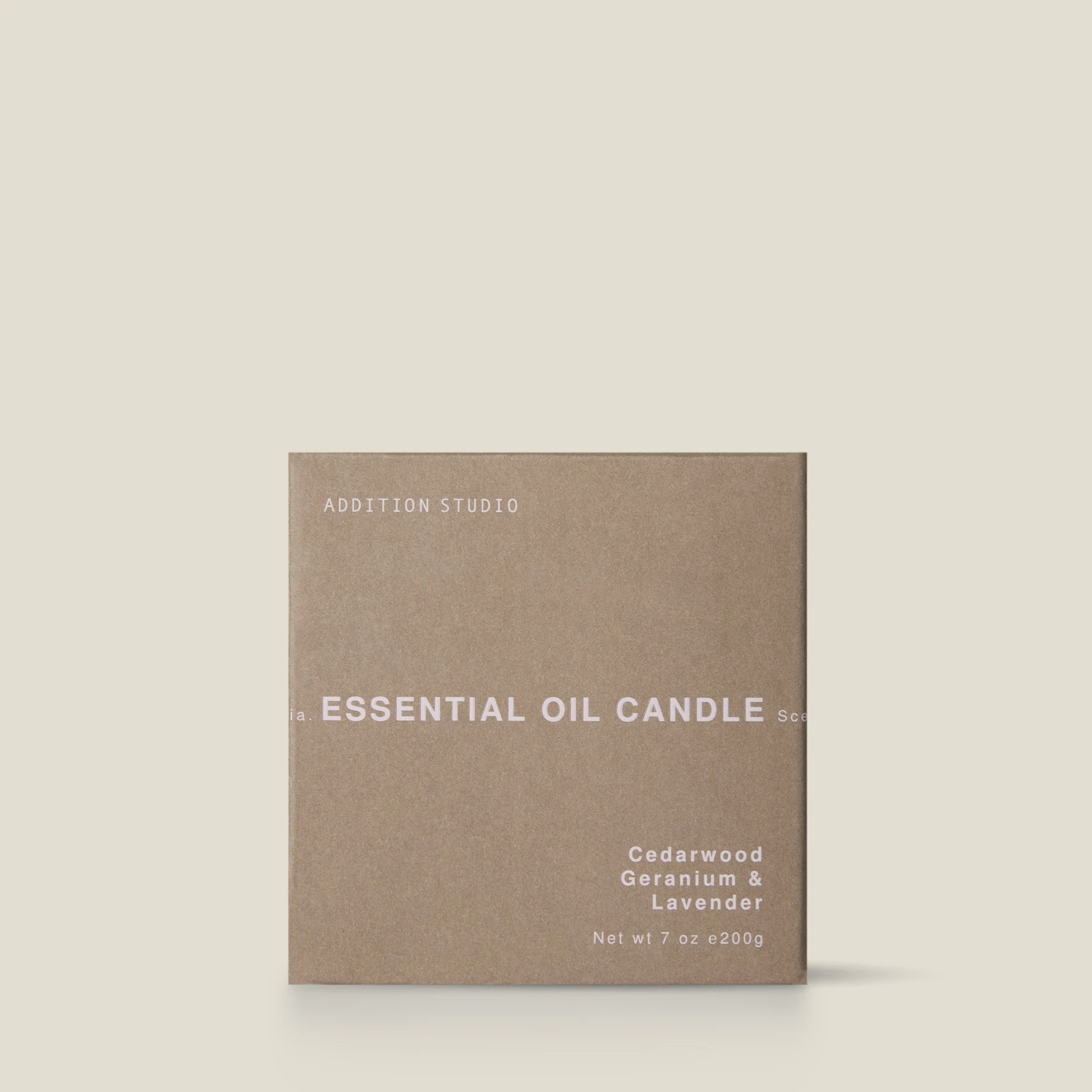 Addition Studio Cedarwood, Geranium & Lavendar Essential Oil Candle - Image 5