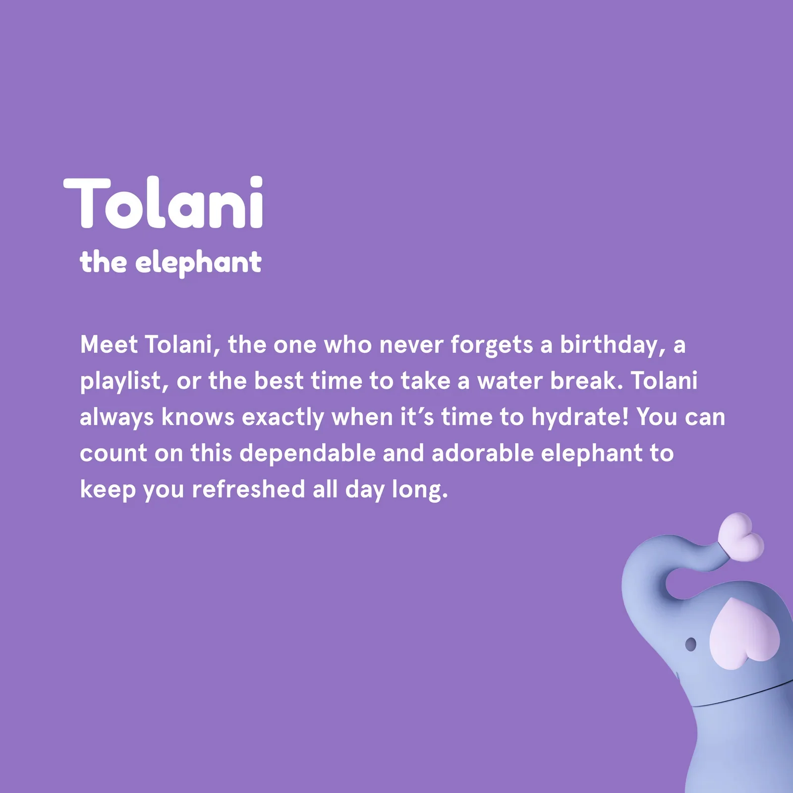 ASOBU Bestie Bottle - Elephant - Image 2