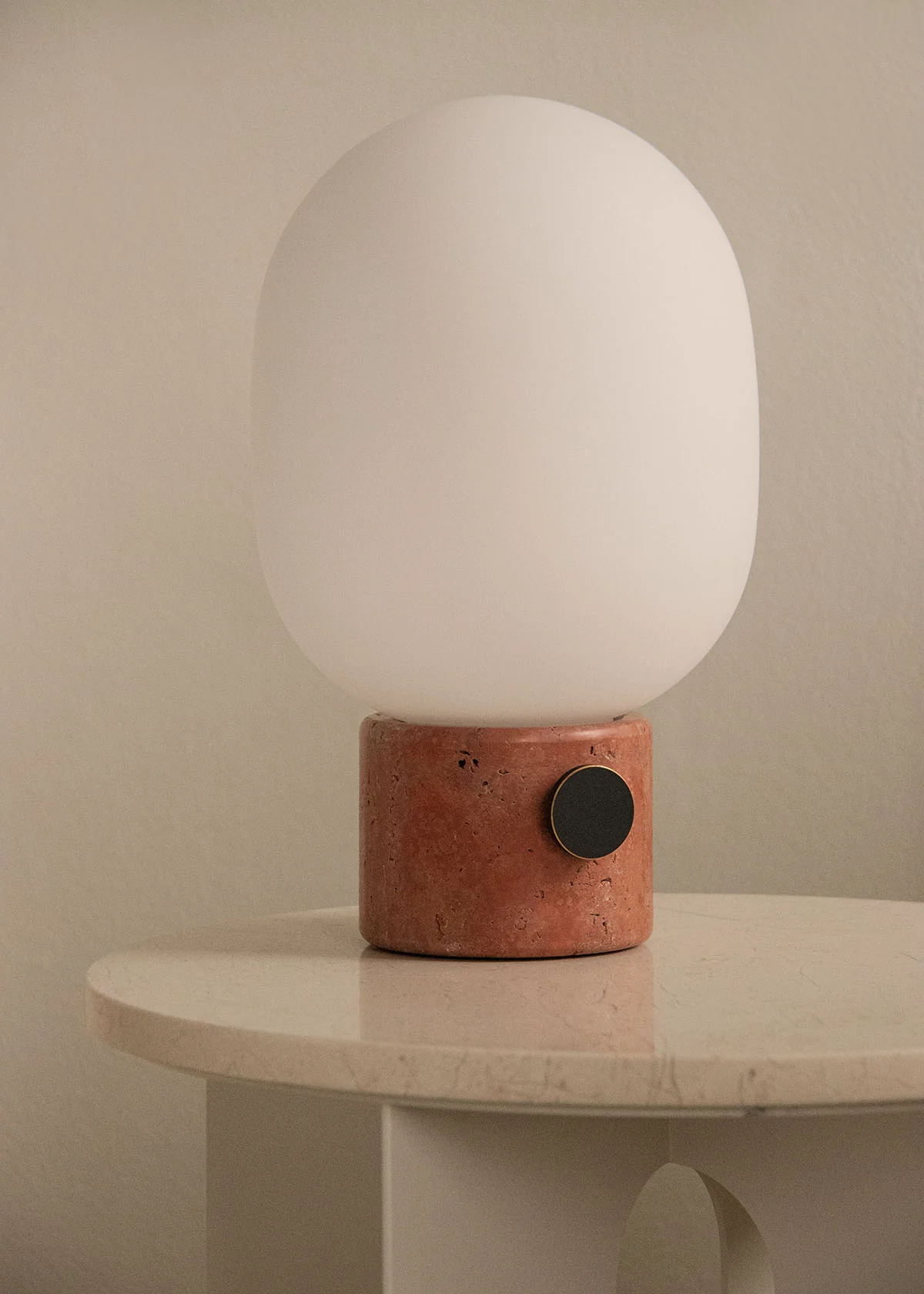 Audo Copenhagen JWDA Lamp Red Travertine - Image 2