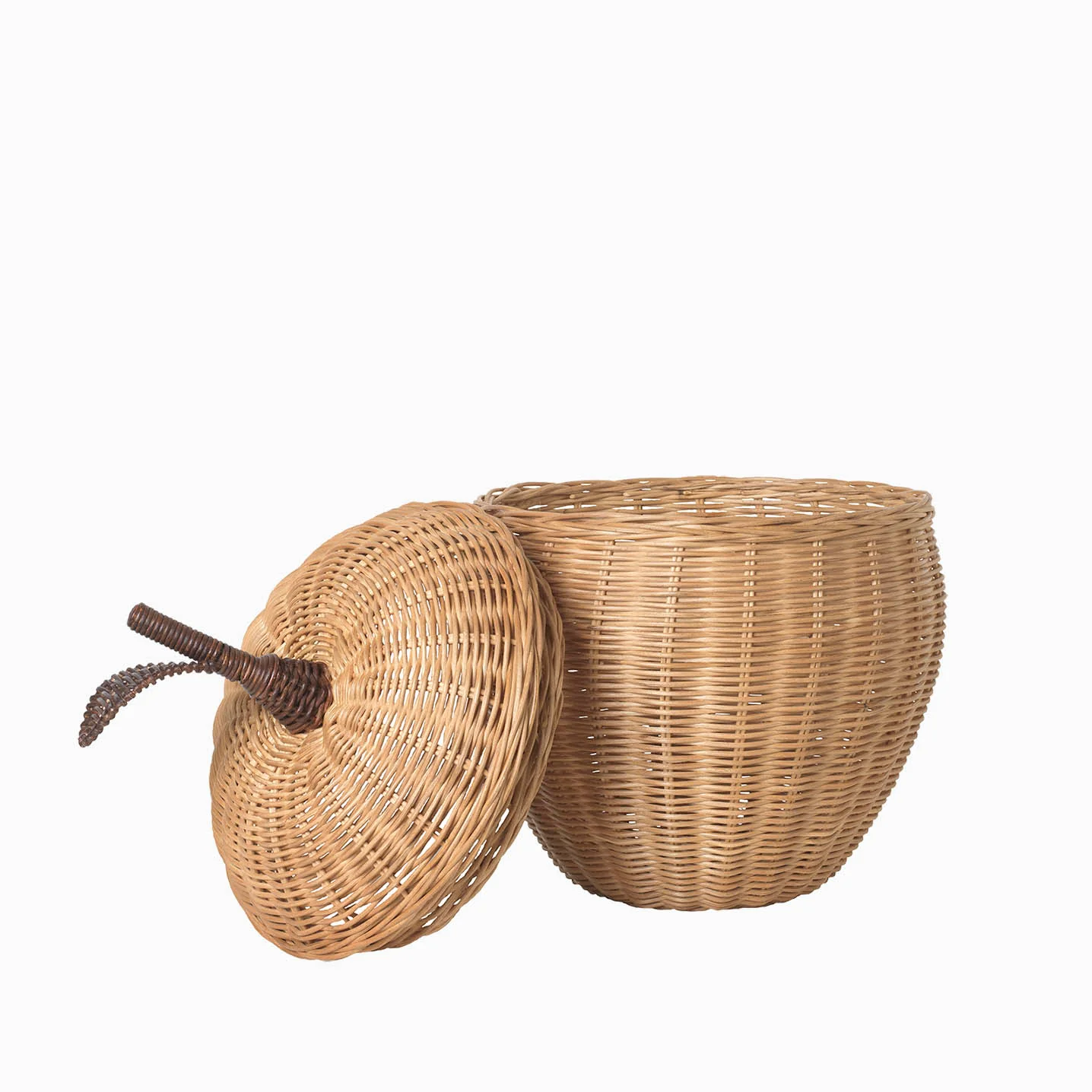 Ferm Living Apple Braided Storage Basket - Large - Image 2