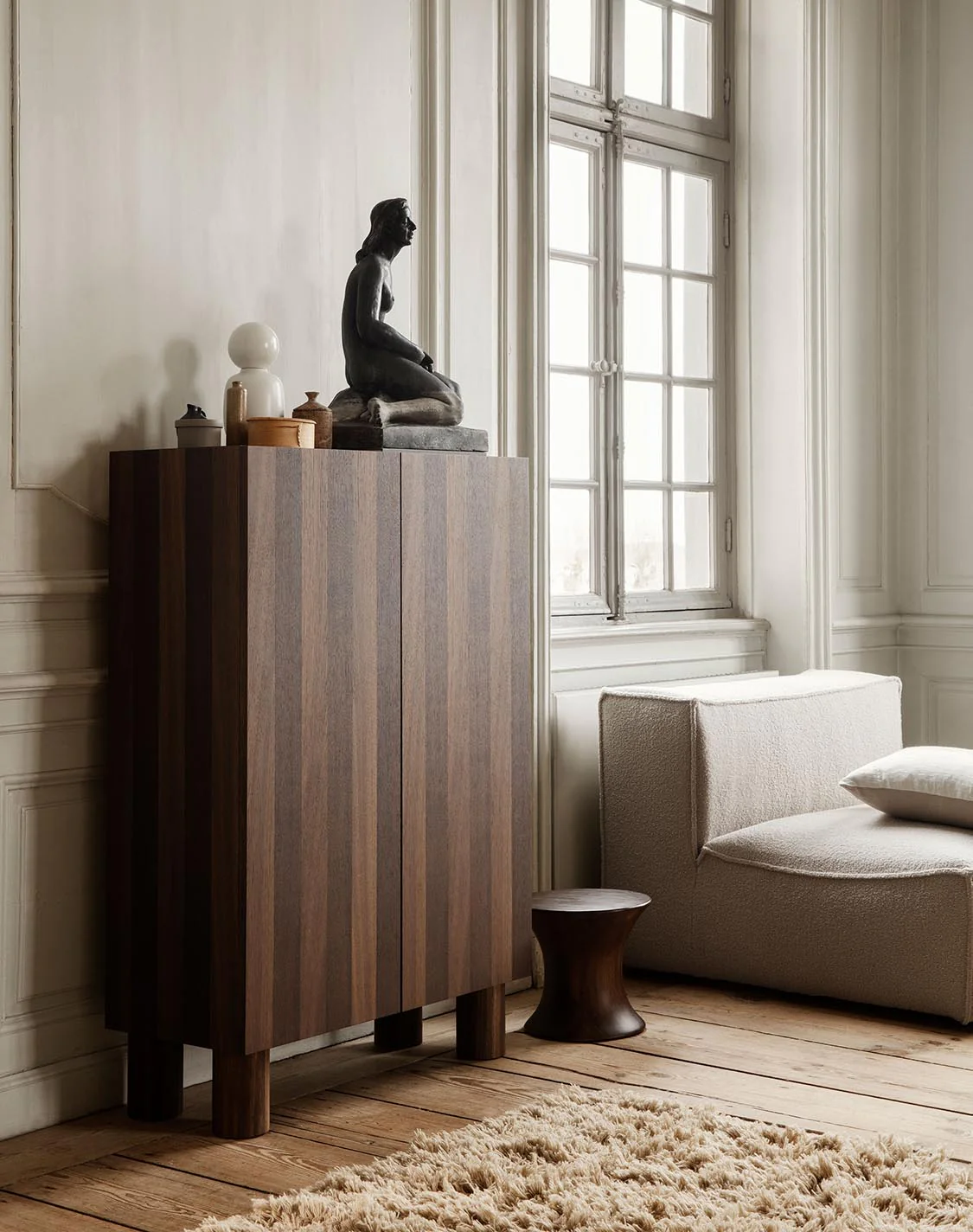 Ferm Living Post Storage Cabinet - Smoked Oak - Image 2
