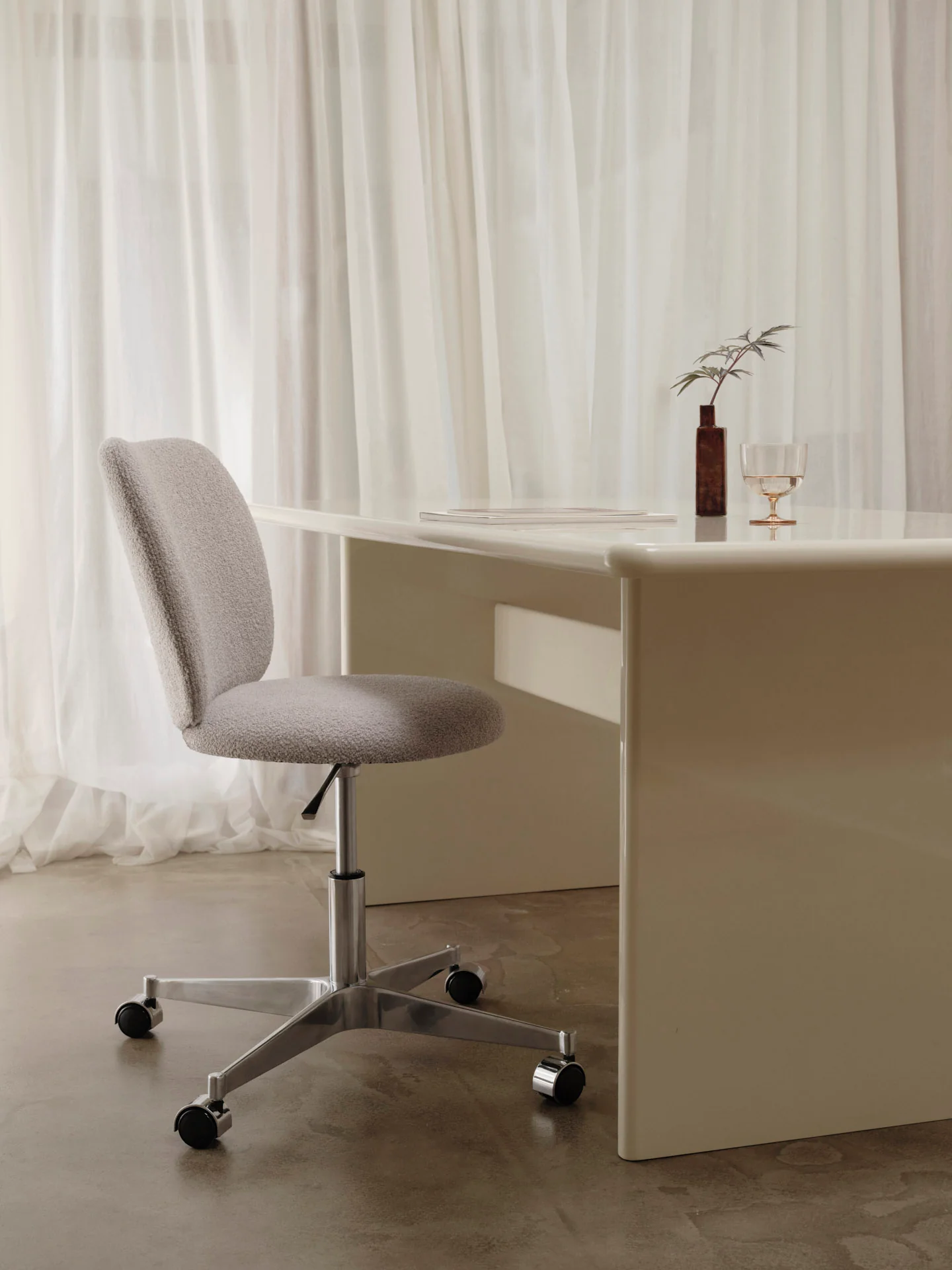 Ferm Living Rink Dining Table - Eggshell - Image 3