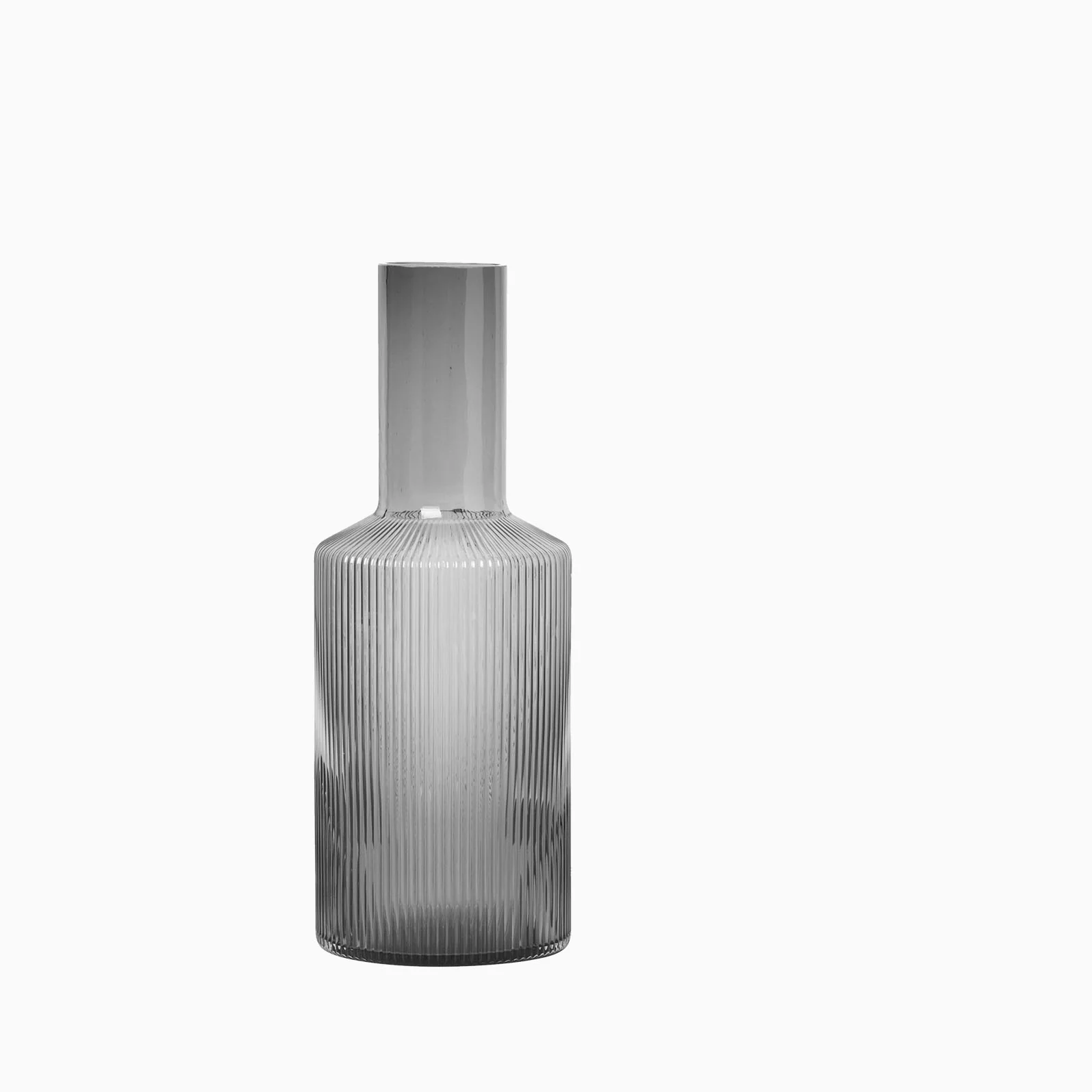 Ferm Living Ripple Carafe - Smoked Grey