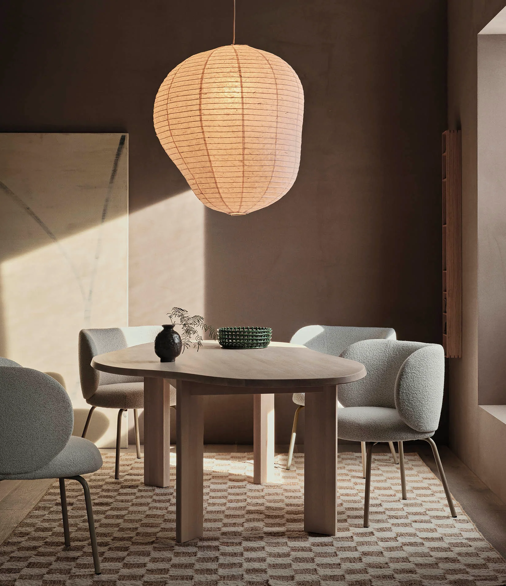 Ferm Living Tarn Dining Table - White Oiled Beech - Image 3