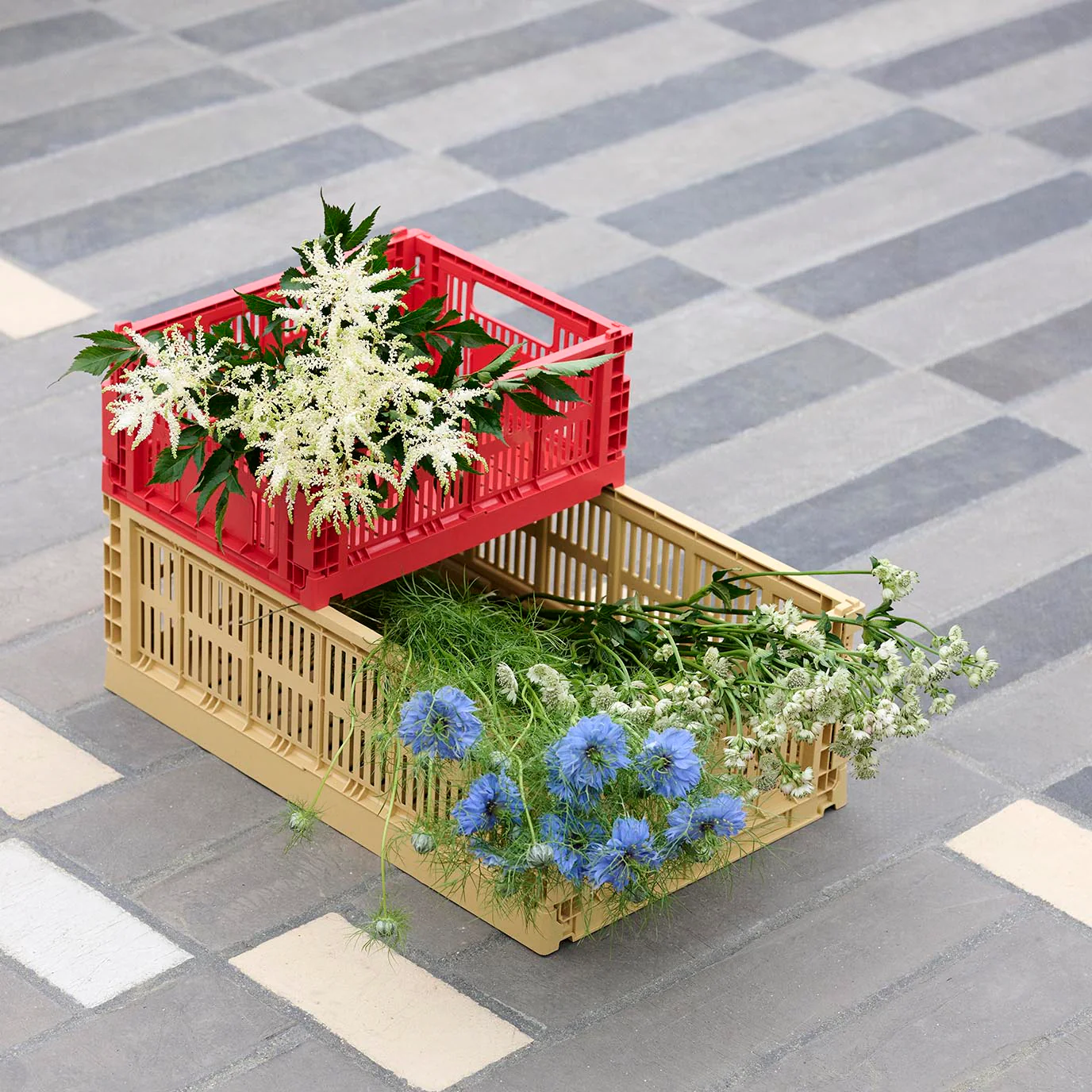 HAY Colour Crate Small - Ocean Green - Image 5