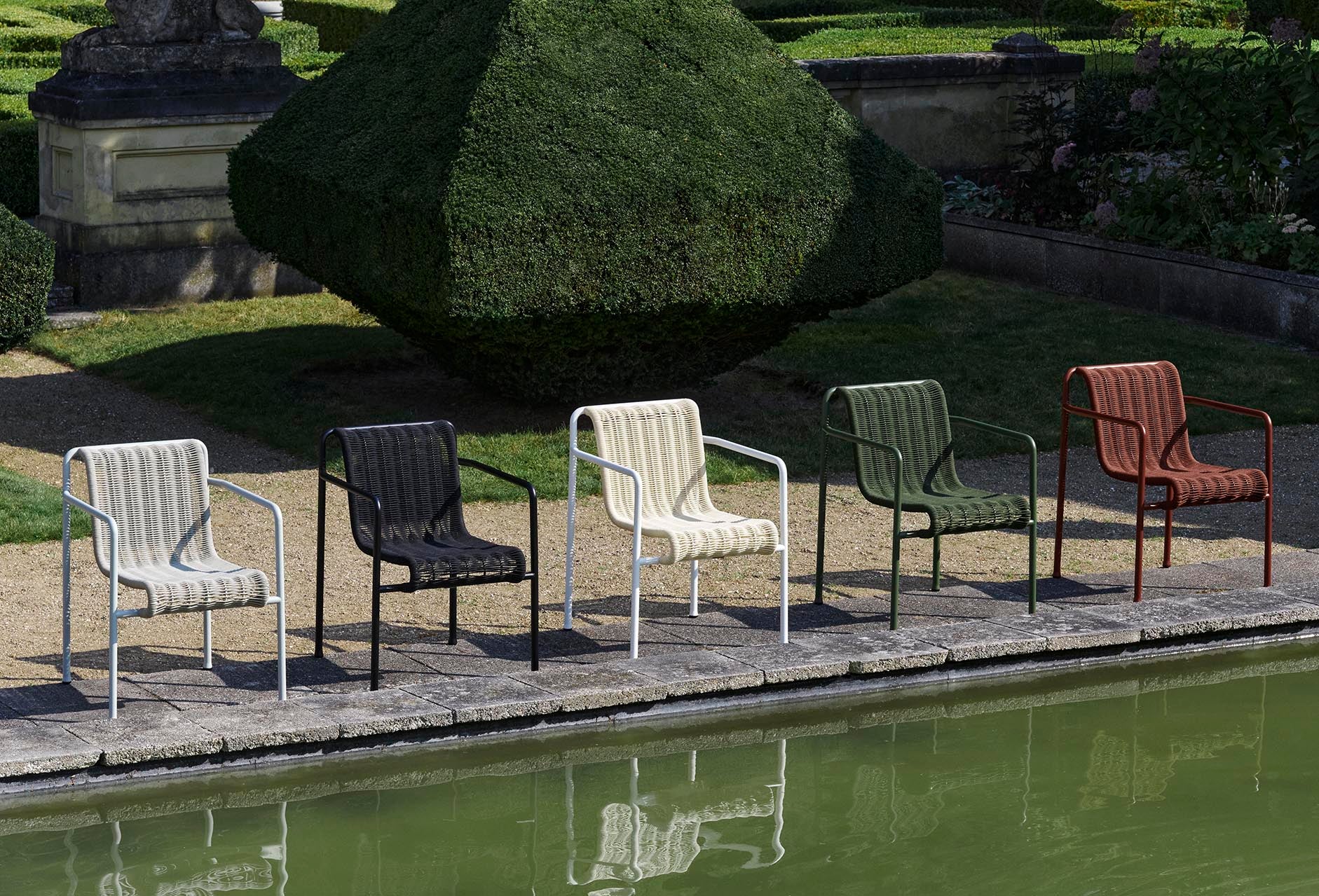HAY Palissade Cord Dining Armchair - Image 4