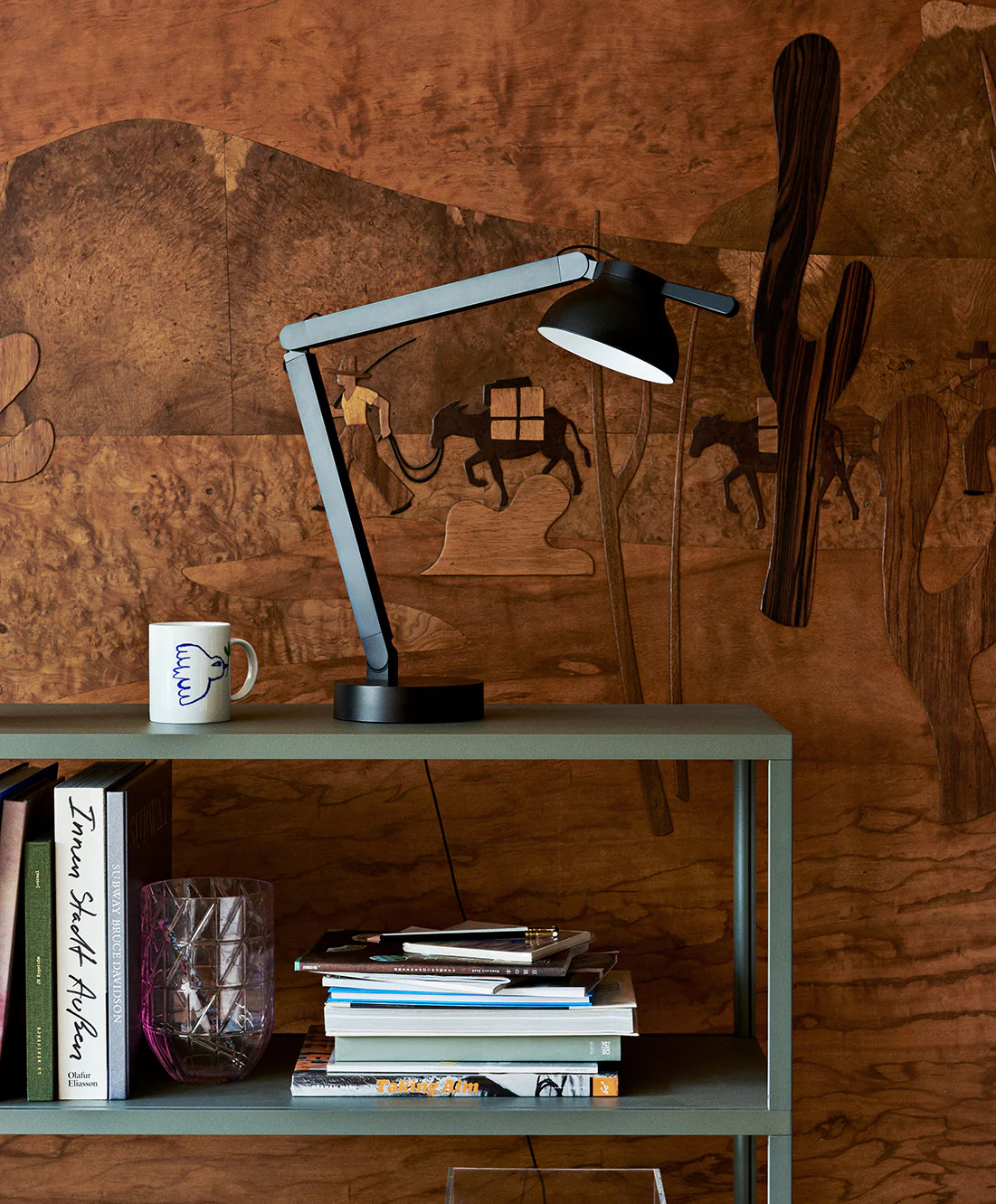 HAY PC Double Arm with Table Base - Image 9