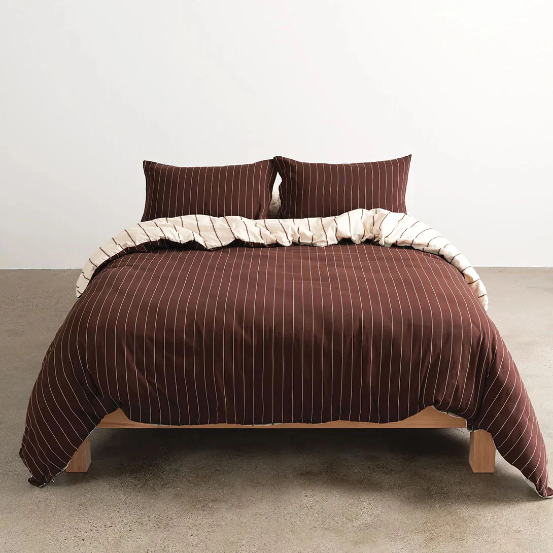 Hommey Pillowcase Pair - Mahogany - Image 5