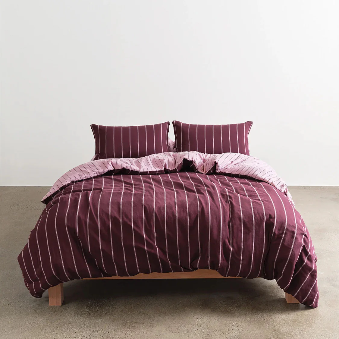 Hommey Pillowcase Pair - Mulberry - Image 5