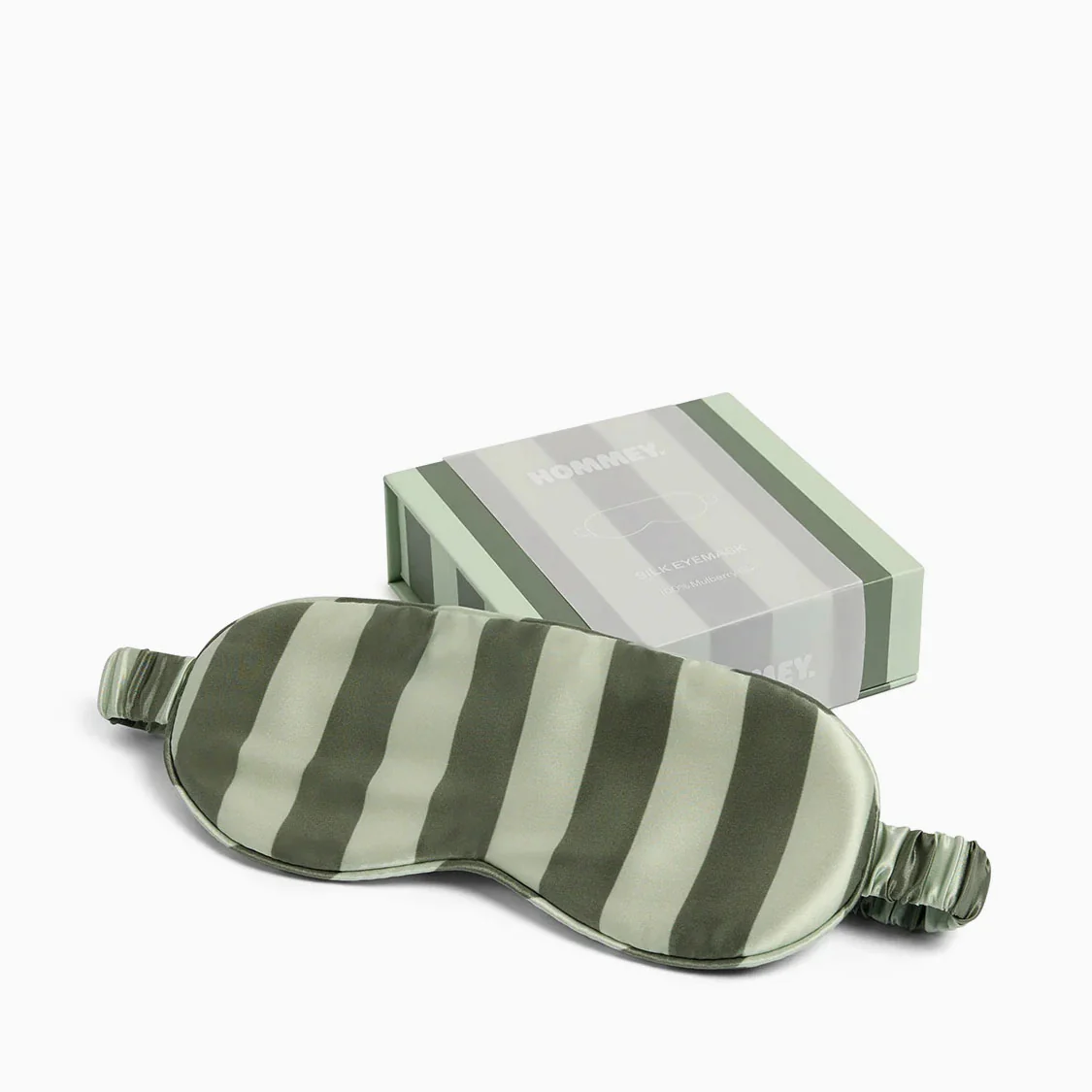 Hommey Silk Eyemask - Wasabi Stripes - Image 5