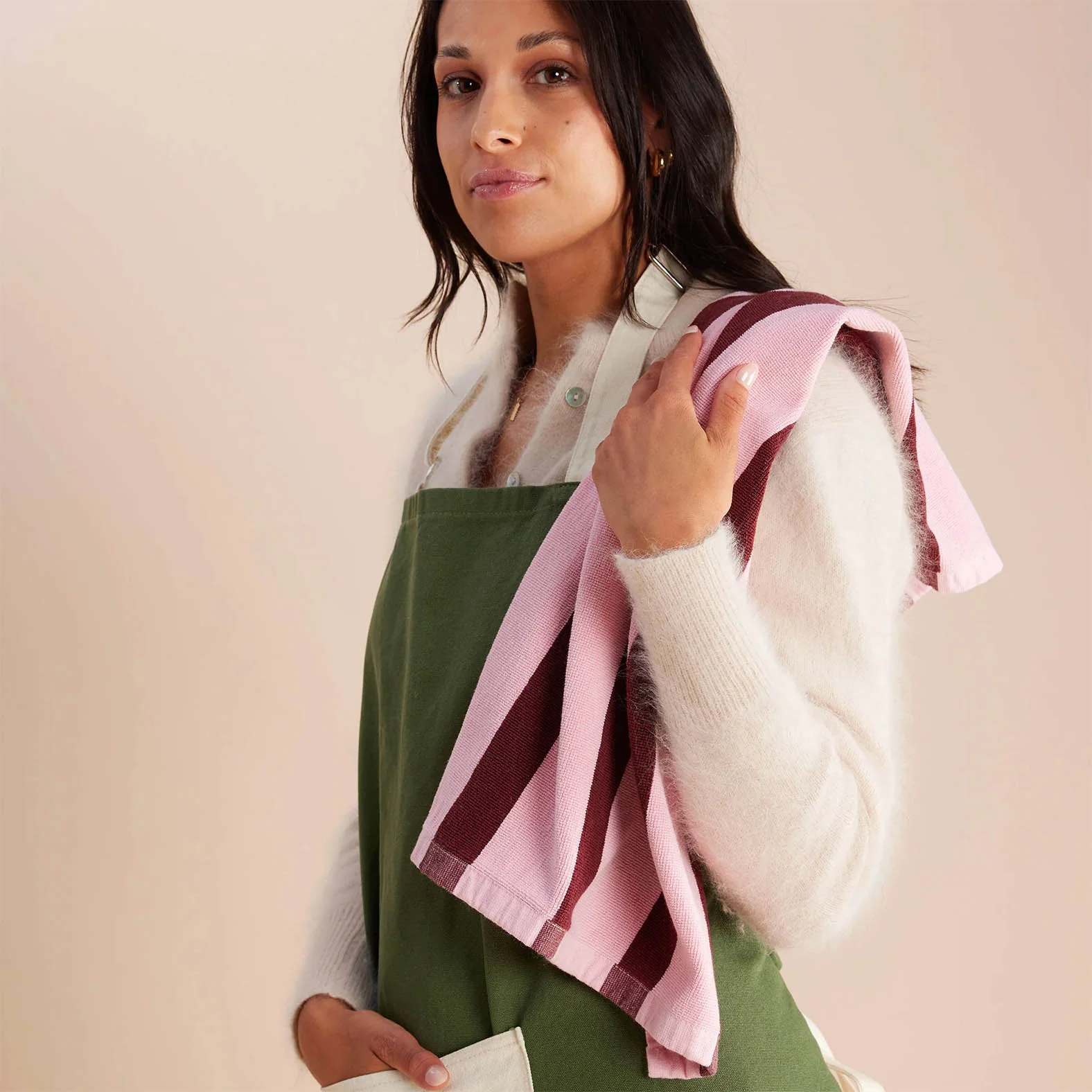 Hommey Tea Towel - Rocky Road Stripes - Image 5