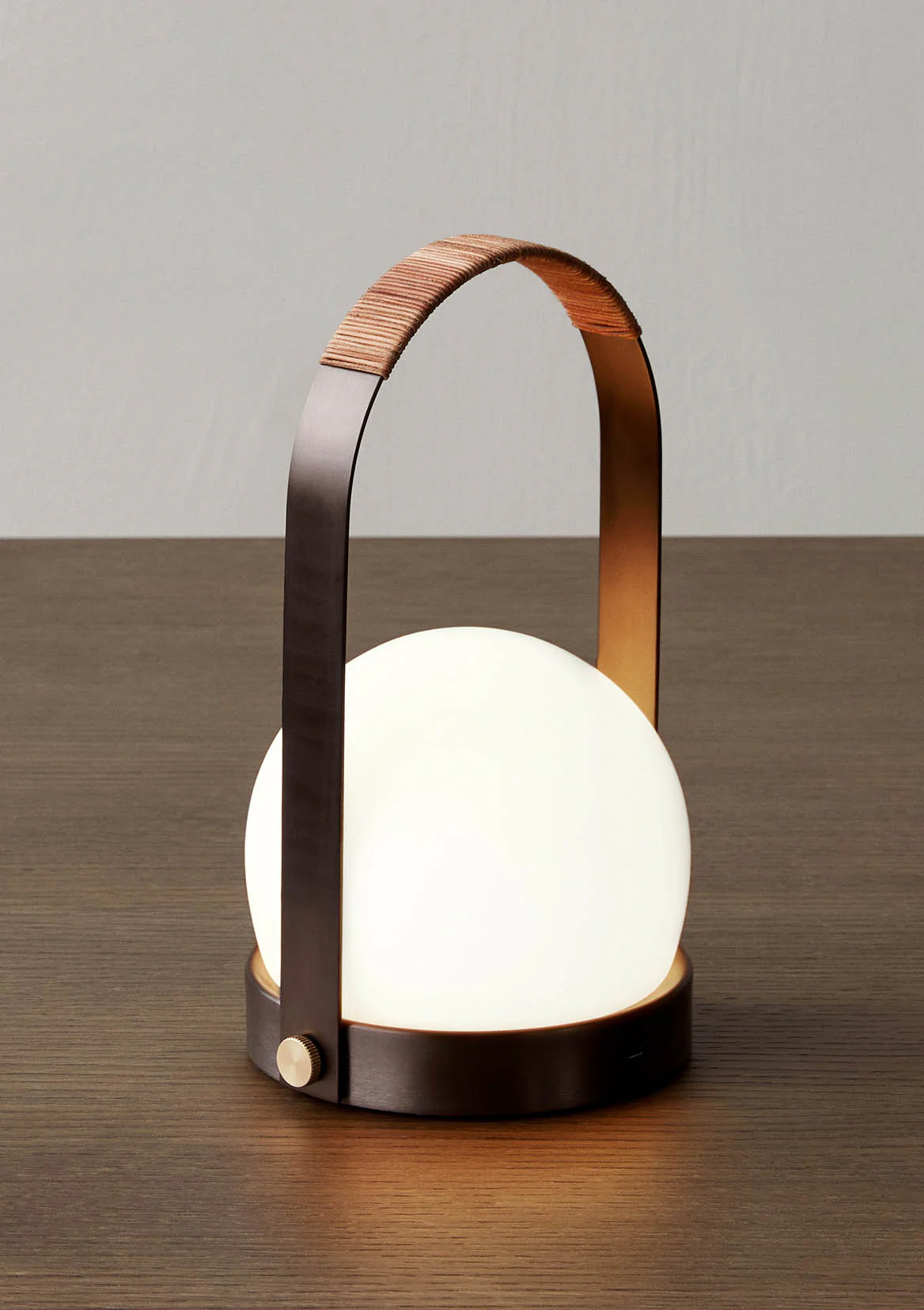Audo Copenhagen Carrie Table Lamp Portable - Bronzed Brass - Image 5