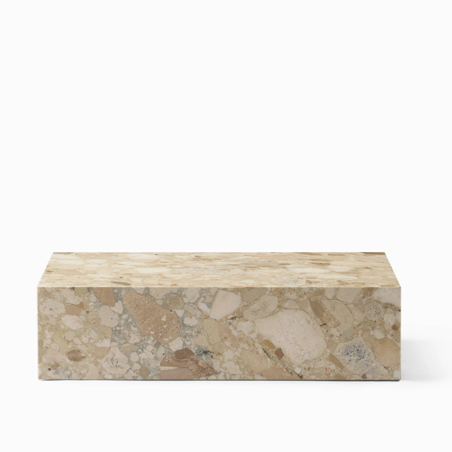 Audo Copenhagen Plinth Low - Sand Kunis Breccia - Image 3
