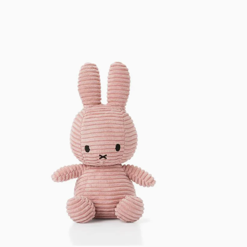 Miffy Sitting Large Eco Corduroy - Pink