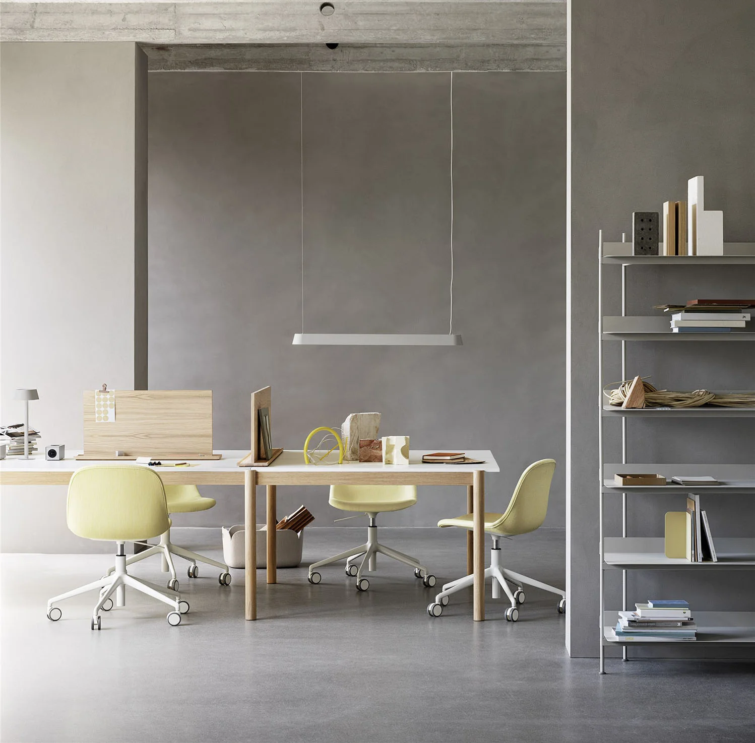 Muuto Linear Pendant Lamp - Grey - Image 2