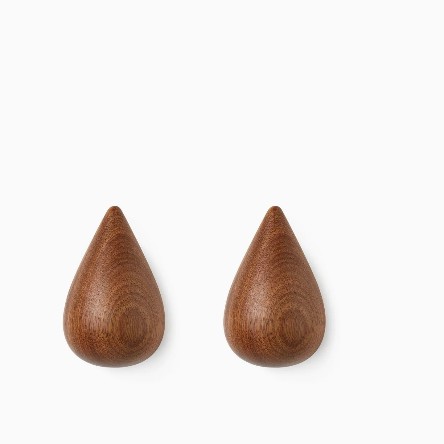 Normann Copenhagen Dropit Hooks Walnut (2 sizes) - Image 2