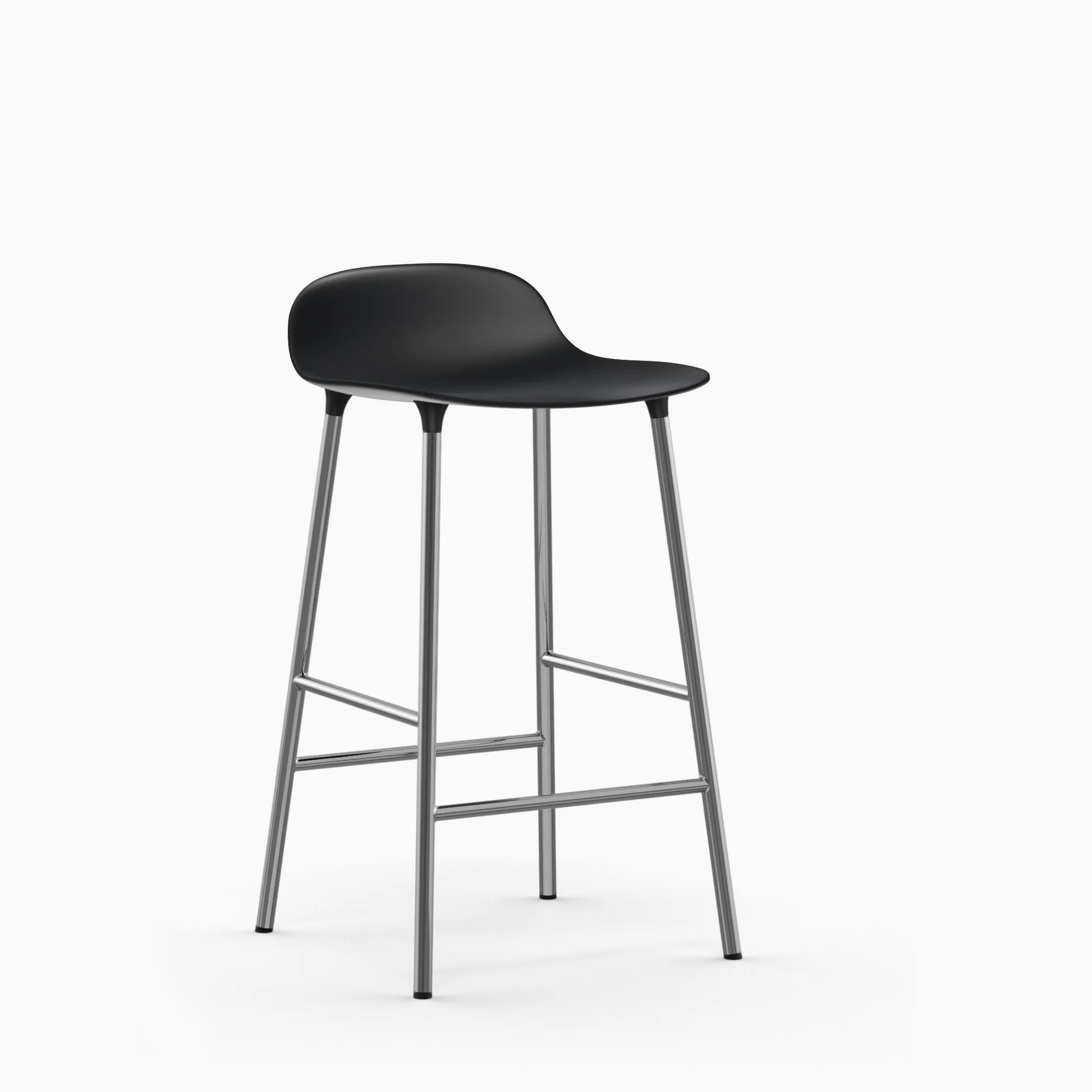 Normann Copenhagen Form Bar Stool with Steel Legs - Image 11