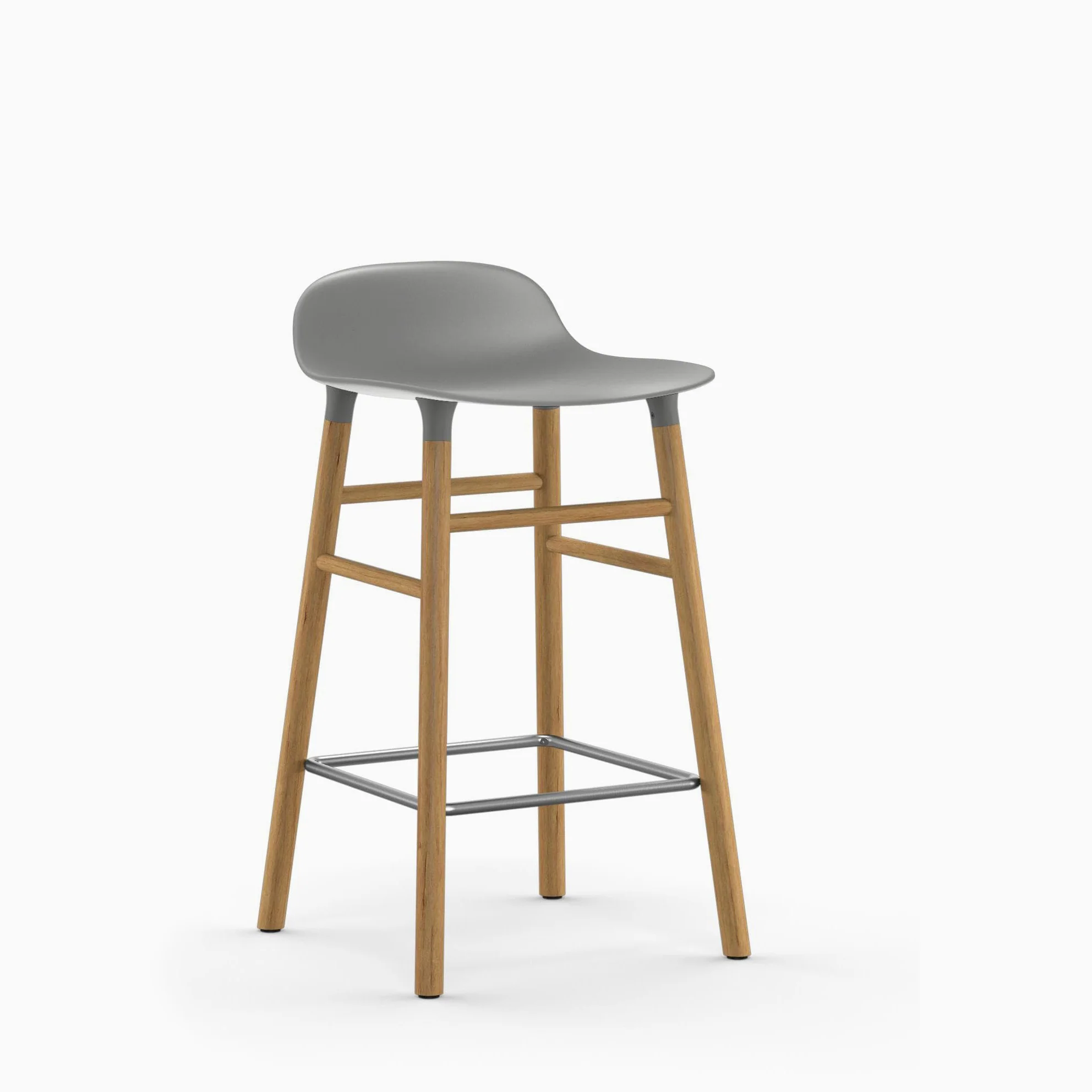 Normann Copenhagen Form Bar Stool with Wood Legs - Image 6