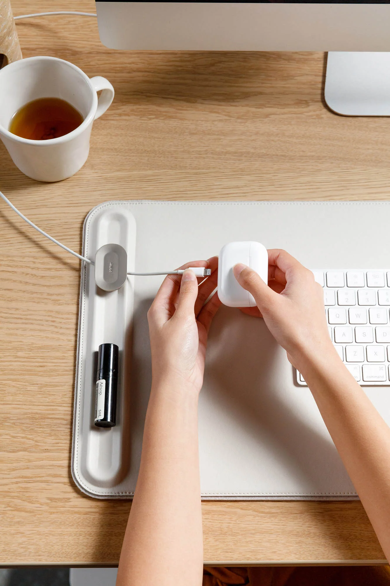 Orbitkey Desk Mat Slim - Stone - Image 5