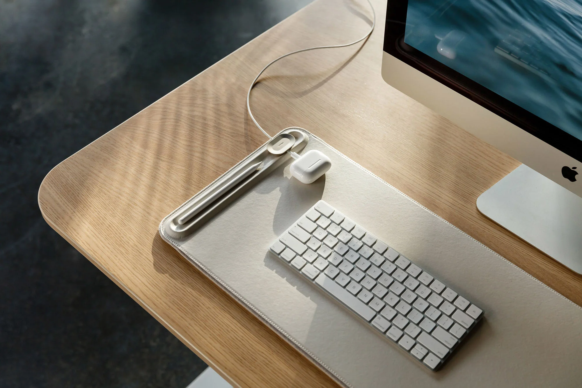 Orbitkey Desk Mat Slim - Stone - Image 6