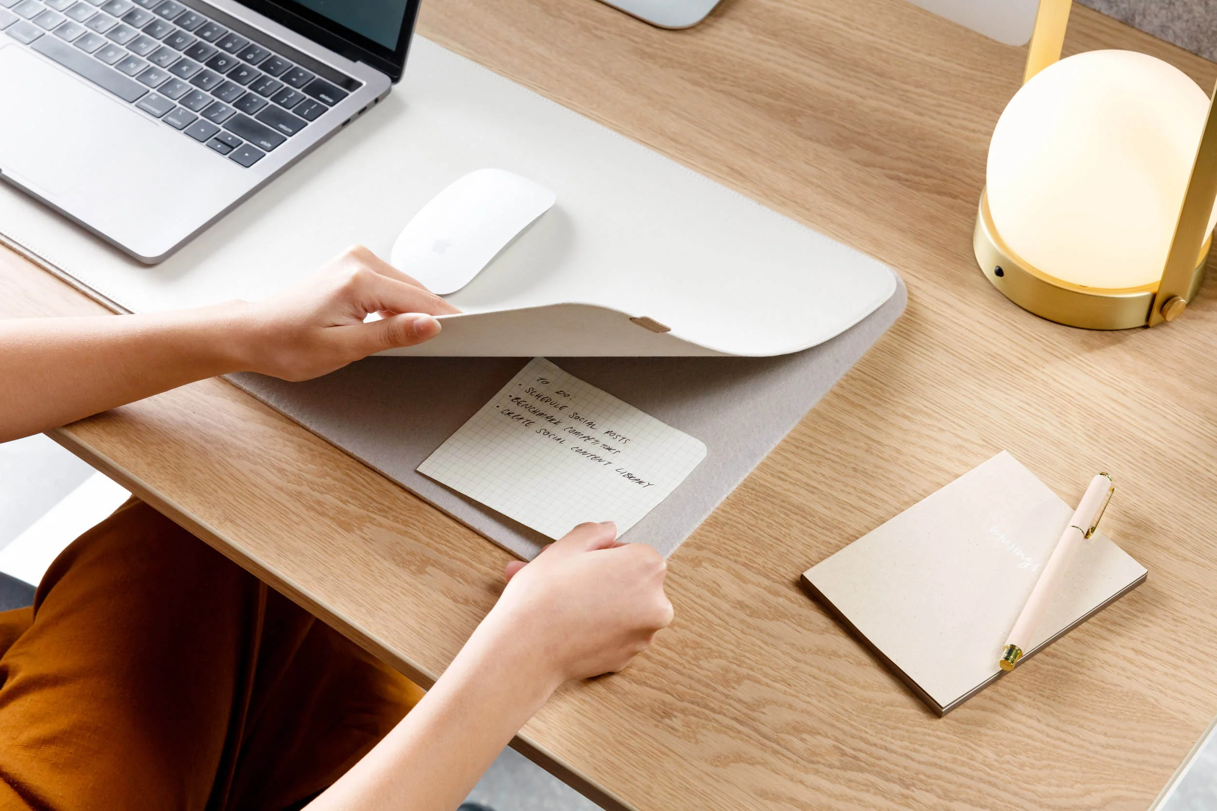 Orbitkey Desk Mat Slim - Stone - Image 9