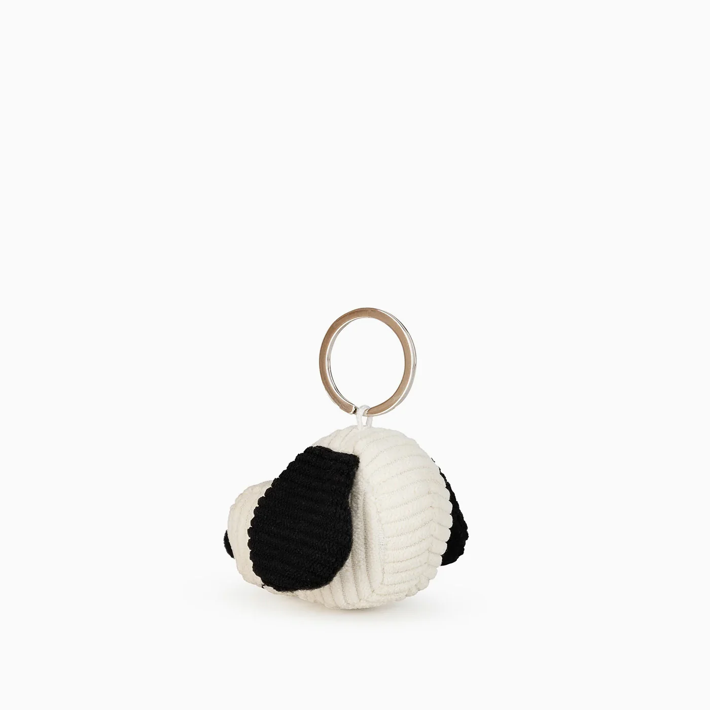Snoopy Head Corduroy Keychain - Cream - Image 4
