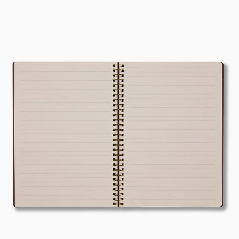 Studio Milligram - Spiral Bound Notebook Ruled B5 Cherry - Image 2