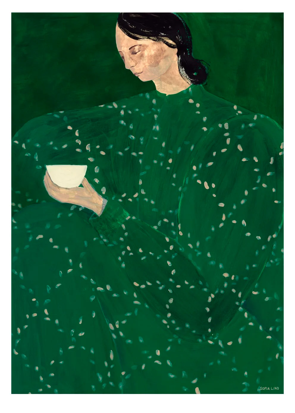 The Poster Club Sofia Lind - Coffee Alone At Place de Clichy - Image 3